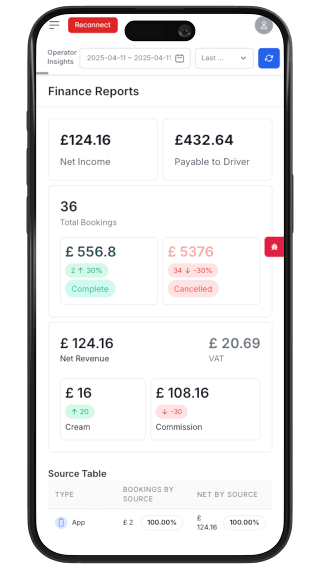 Mobile app screenshot
